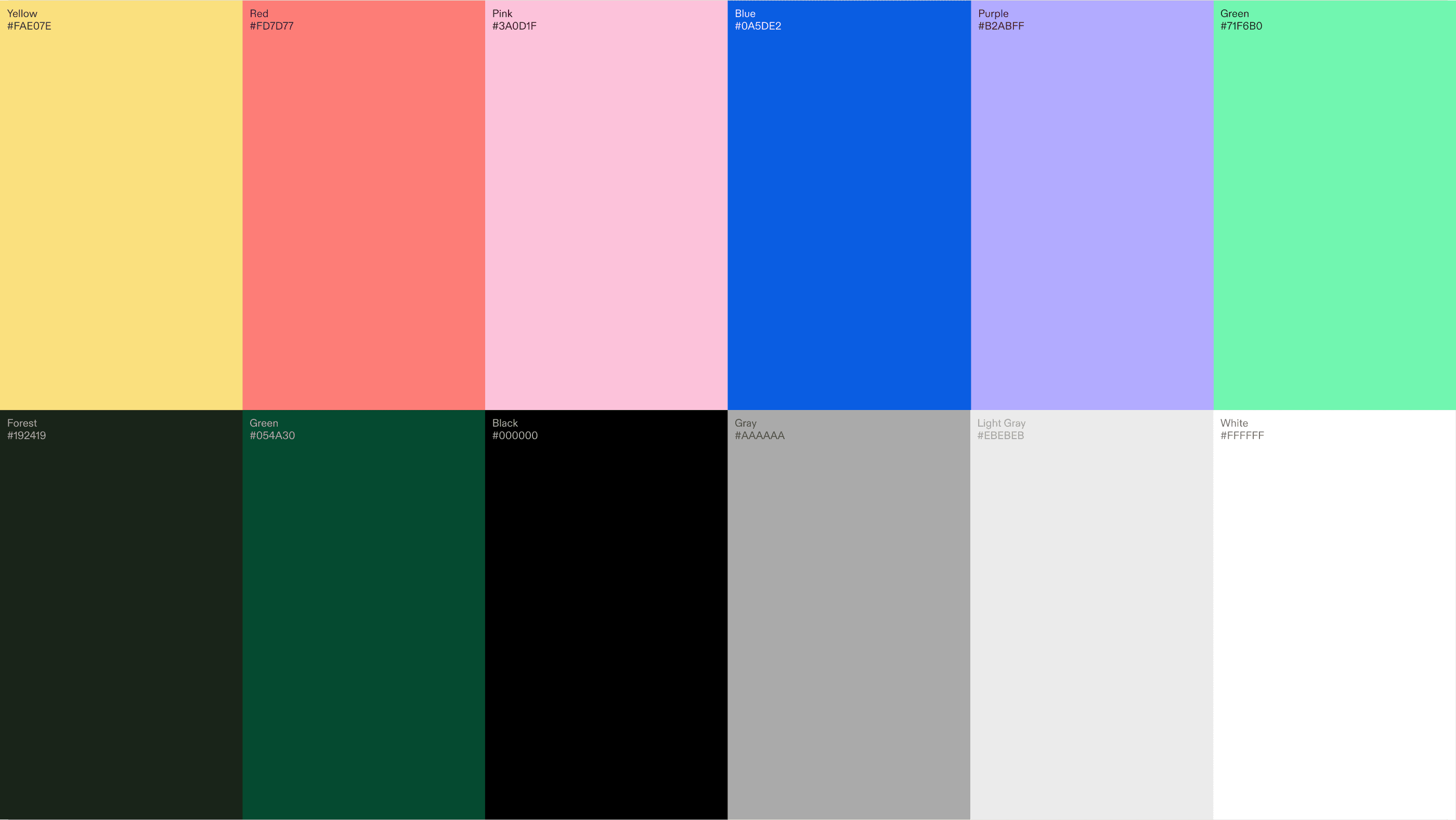 Pfizer color scheme